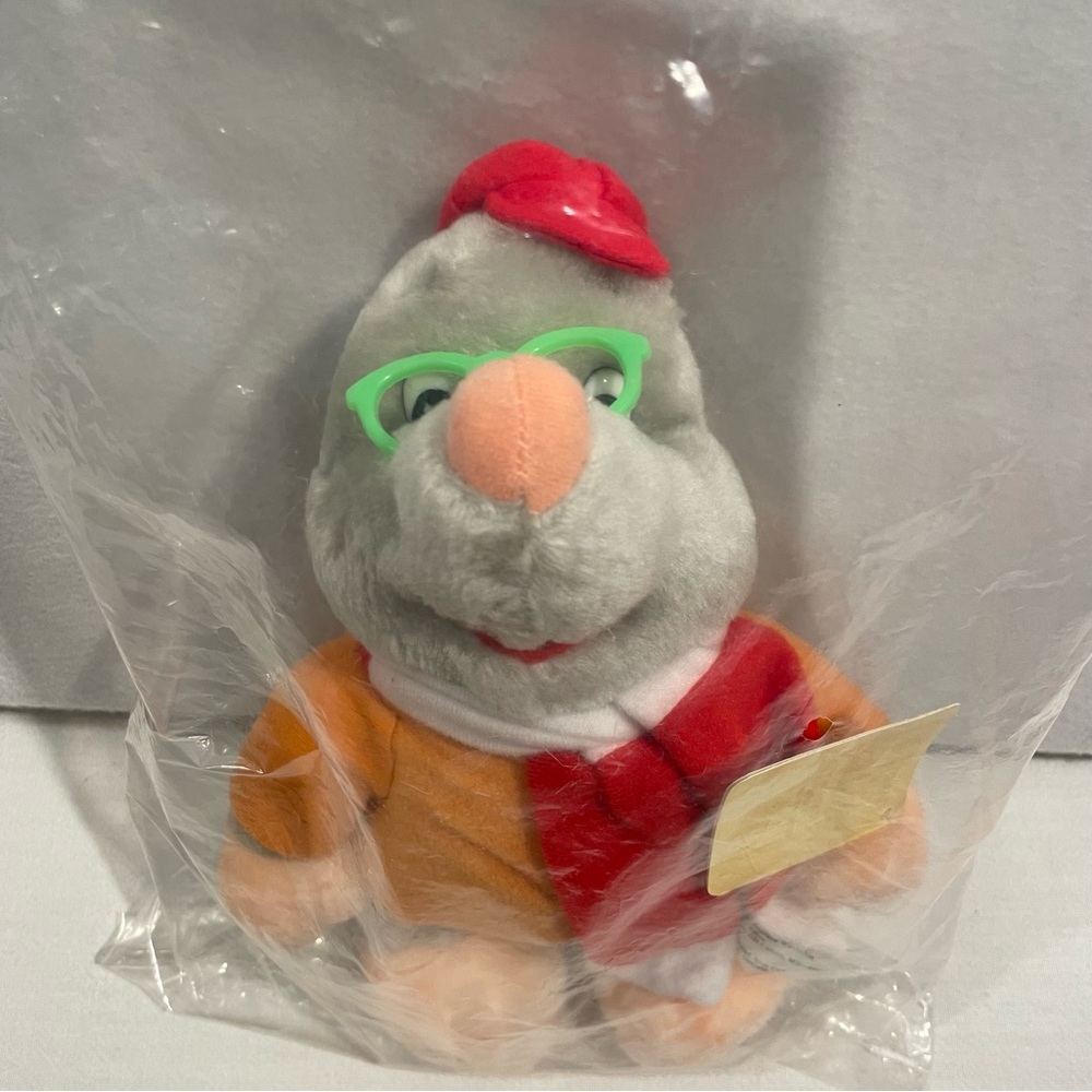 Vintage Beta Toys Mole Furling Edgar Plush Doll Once Upon a Forest NWT!